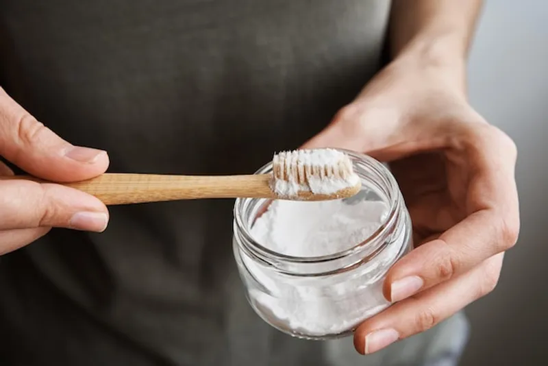 pintura para dientes casera